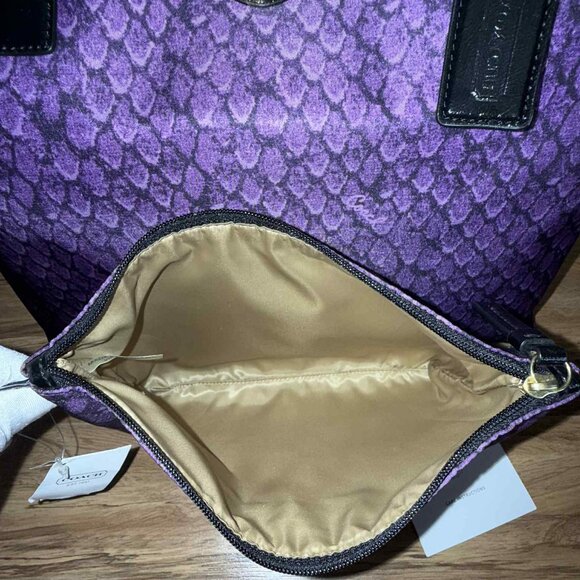 💟Coach Signature Fabric-Nylon Bag & Snap Pouch💟 - Picture 12 of 16